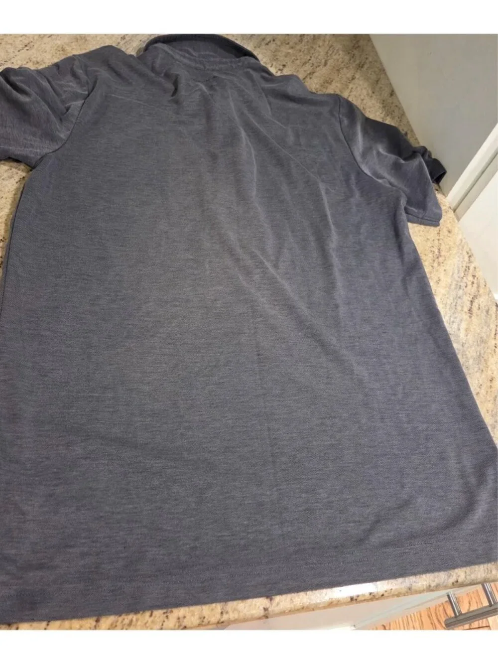 Lot of 4 Mens Size M Gray Black Golf Polo Short Sleeve Haagan Travis Mathew